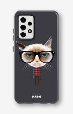 Samsung Galaxy A33 5G Tough Case – Hipster Cat - View 1