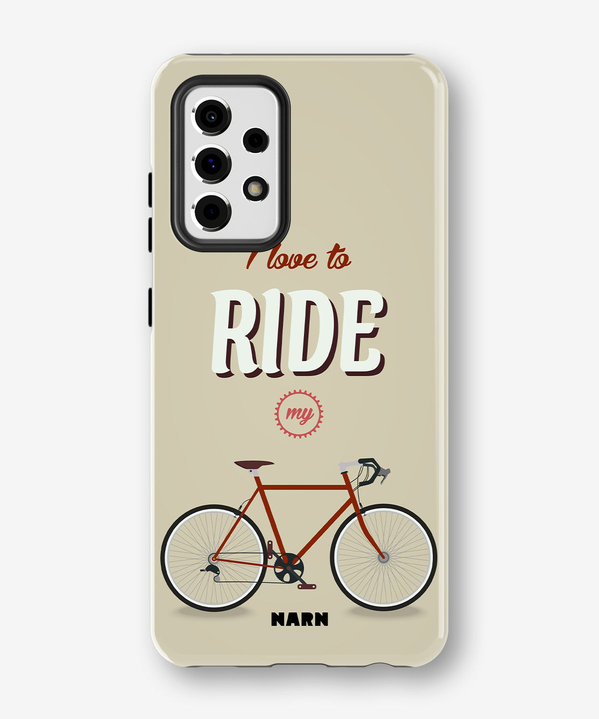 Samsung Galaxy A33 5G Tough Case – Ride My Bicycle - View 1