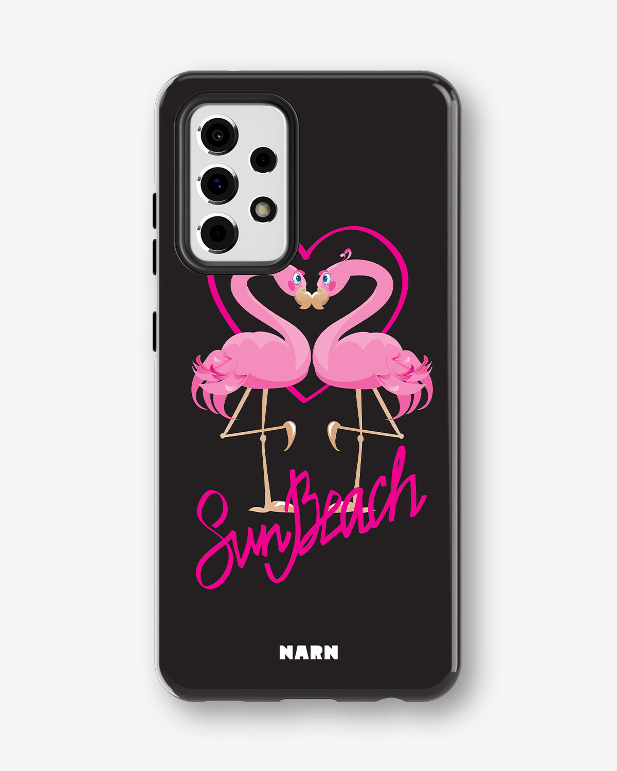 Samsung Galaxy A33 5G Tough Case – Beach Flamingo - View 1