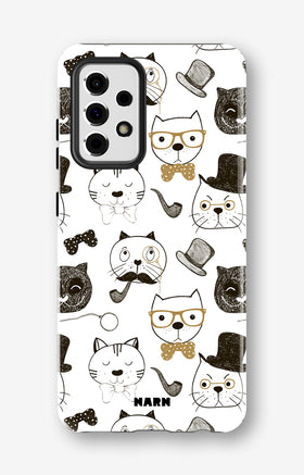 Samsung Galaxy A33 5G Tough Case – Cartoon Cats - View 1