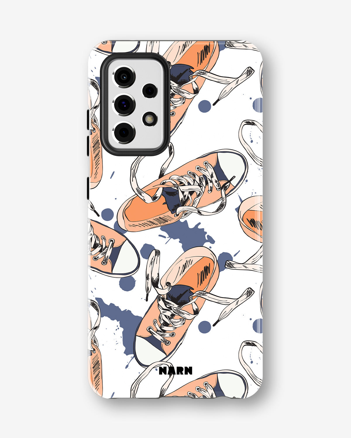 Samsung Galaxy A33 5G Tough Case – Apricot Sneakers - View 1