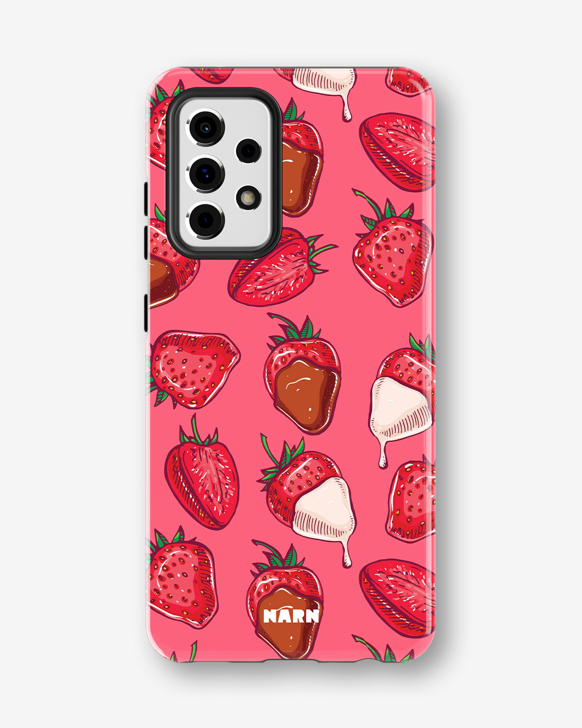 Samsung Galaxy A33 5G Tough Case – Strawberry Chocolate - View 1