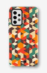 Samsung Galaxy A33 5G Tough Case – Retro Geometric - View 1