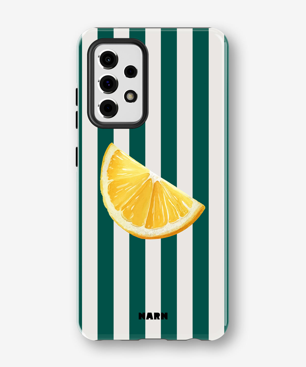 Samsung Galaxy A33 5G Tough Case – Lemon Stripes - View 1