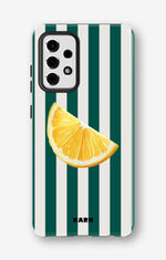Samsung Galaxy A33 5G Tough Case – Lemon Stripes - View 1
