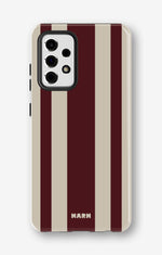 Samsung Galaxy A33 5G Tough Case – Bordeaux Stripe - View 1