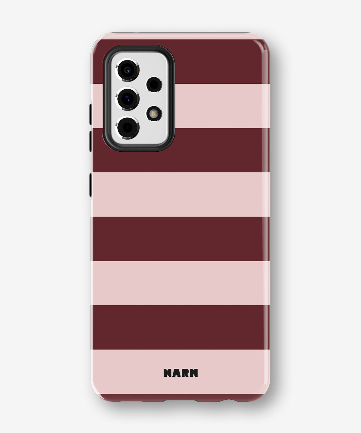 Samsung Galaxy A33 5G Tough Case – Cranberry Stripe - View 1