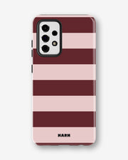 Samsung Galaxy A33 5G Tough Case – Cranberry Stripe - View 1