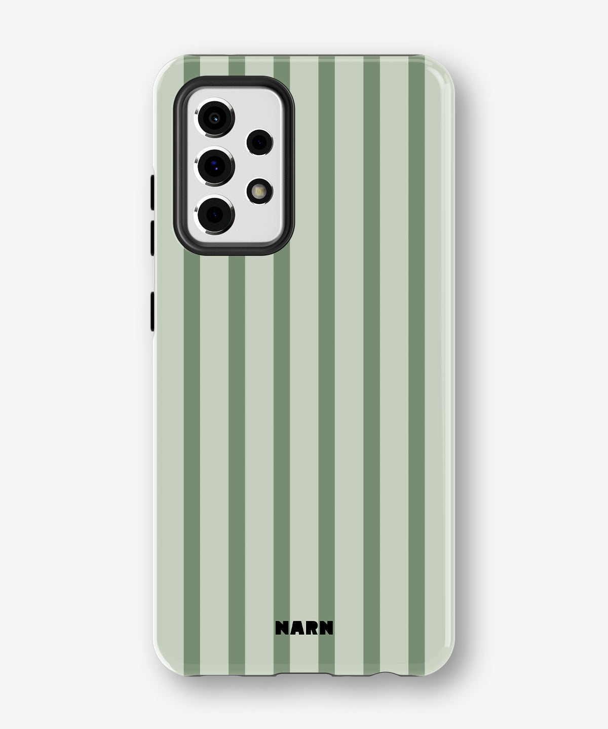 Samsung Galaxy A33 5G Tough Case – Sage Stripes - View 1