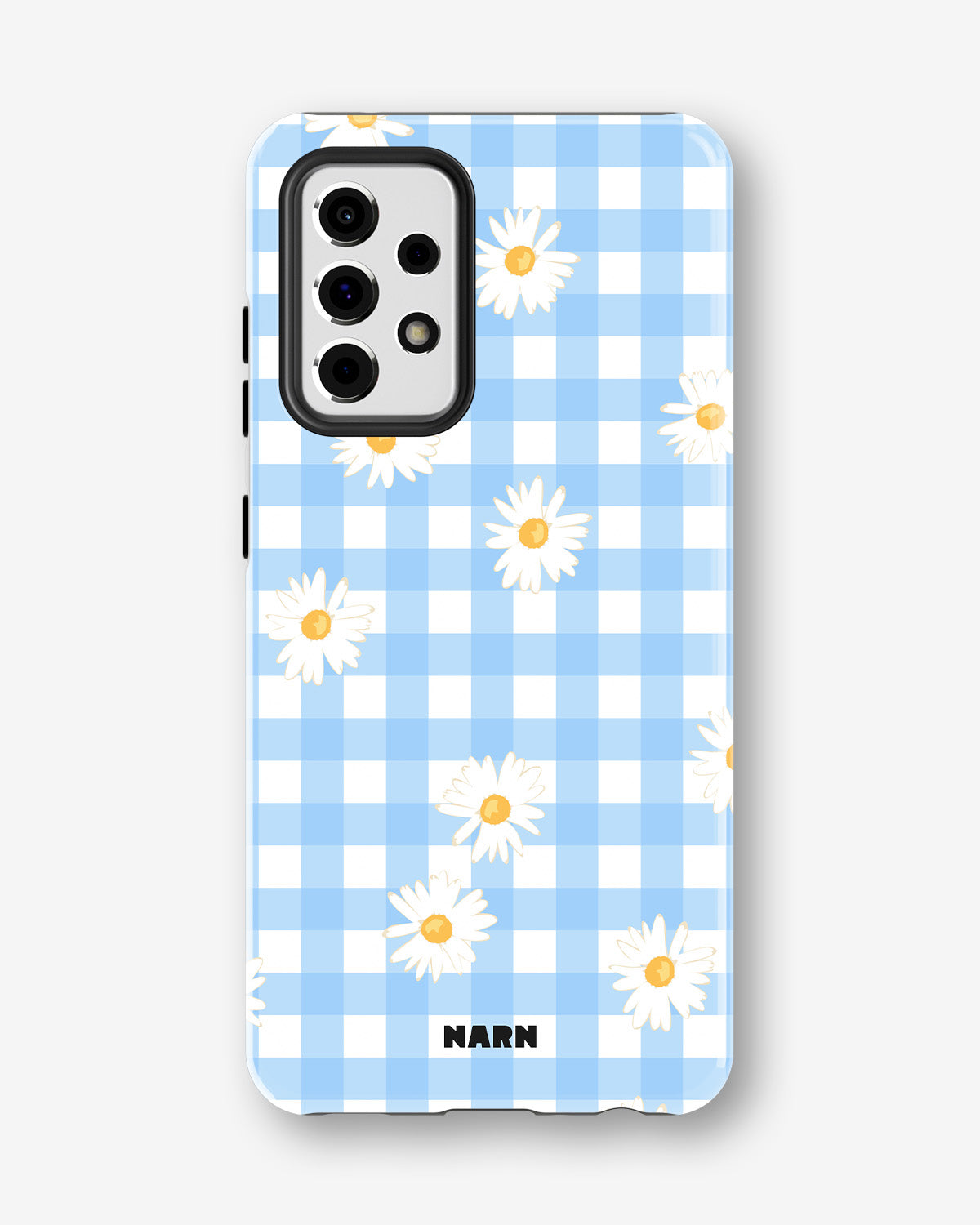 Samsung Galaxy A33 5G Tough Case – Blue Daisies - View 1