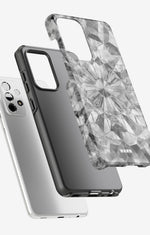 Samsung Galaxy A33 5G Tough Case – Grey Crystals - View 2
