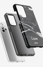 Samsung Galaxy A33 5G Tough Case – Custom - Black Marble - View 2