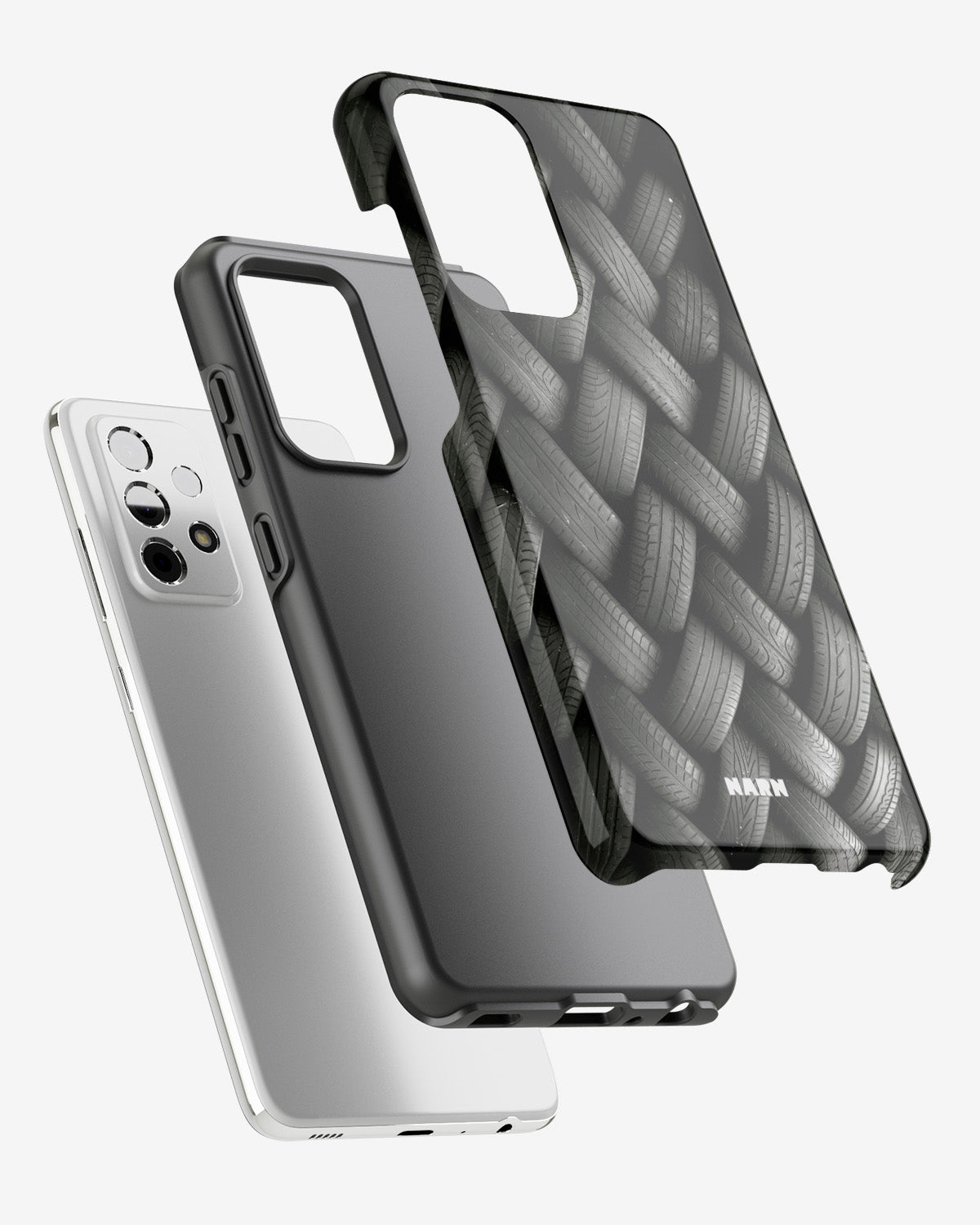 Samsung Galaxy A33 5G Tough Case – Tires Wall - View 2