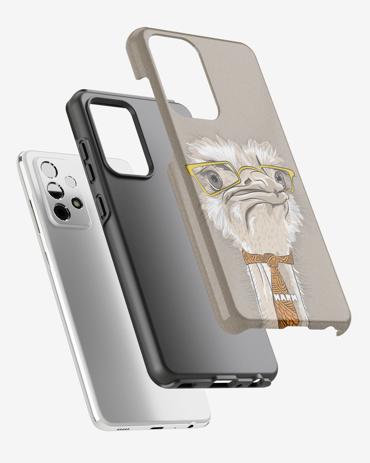 Samsung Galaxy A33 5G Tough Case – Hipster Ostrich - View 2