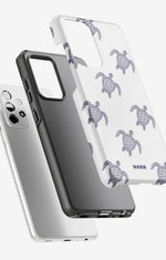 Samsung Galaxy A33 5G Tough Case – Blue Turtles - View 2