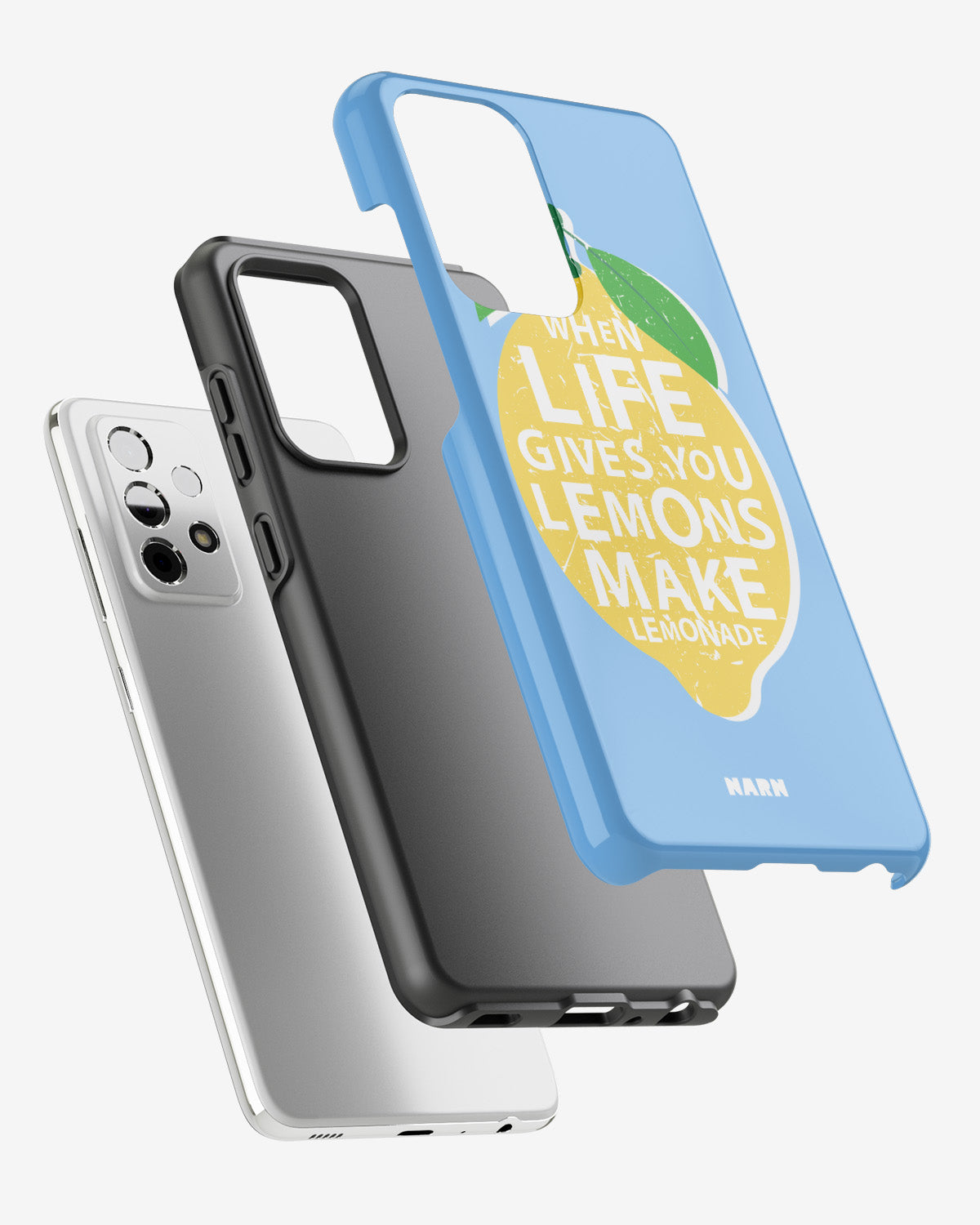Samsung Galaxy A33 5G Tough Case – Lemon Quote - View 2