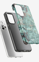 Samsung Galaxy A33 5G Tough Case – Green Marble - View 2