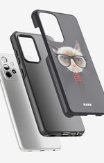 Samsung Galaxy A33 5G Tough Case – Hipster Cat - View 2