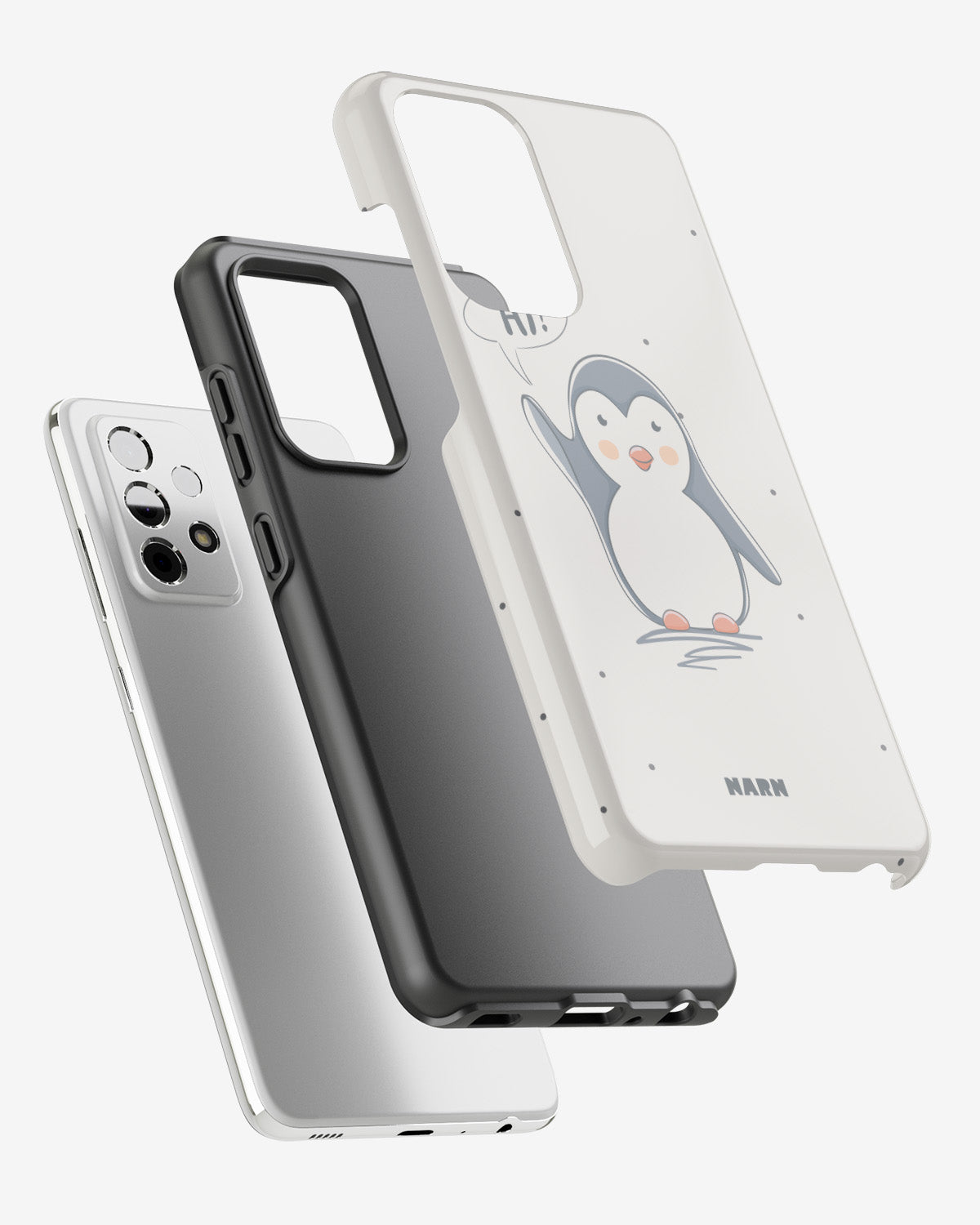 Samsung Galaxy A33 5G Tough Case – Cute Penguin - View 2