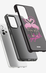Samsung Galaxy A33 5G Tough Case – Beach Flamingo - View 2