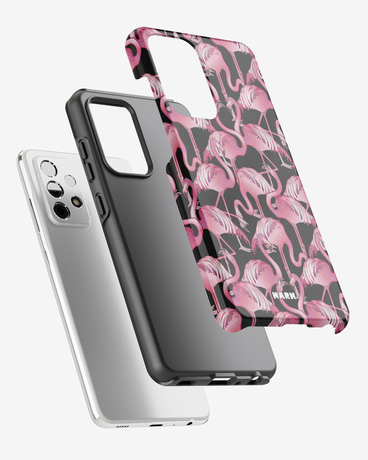 Samsung Galaxy A33 5G Tough Case – Flamingos - View 2