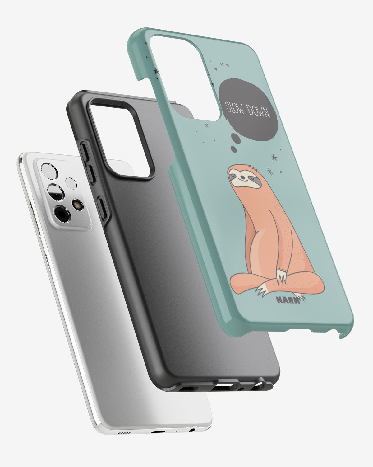 Samsung Galaxy A33 5G Tough Case – Slow Down Sloth - View 2