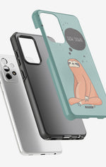 Samsung Galaxy A33 5G Tough Case – Slow Down Sloth - View 2