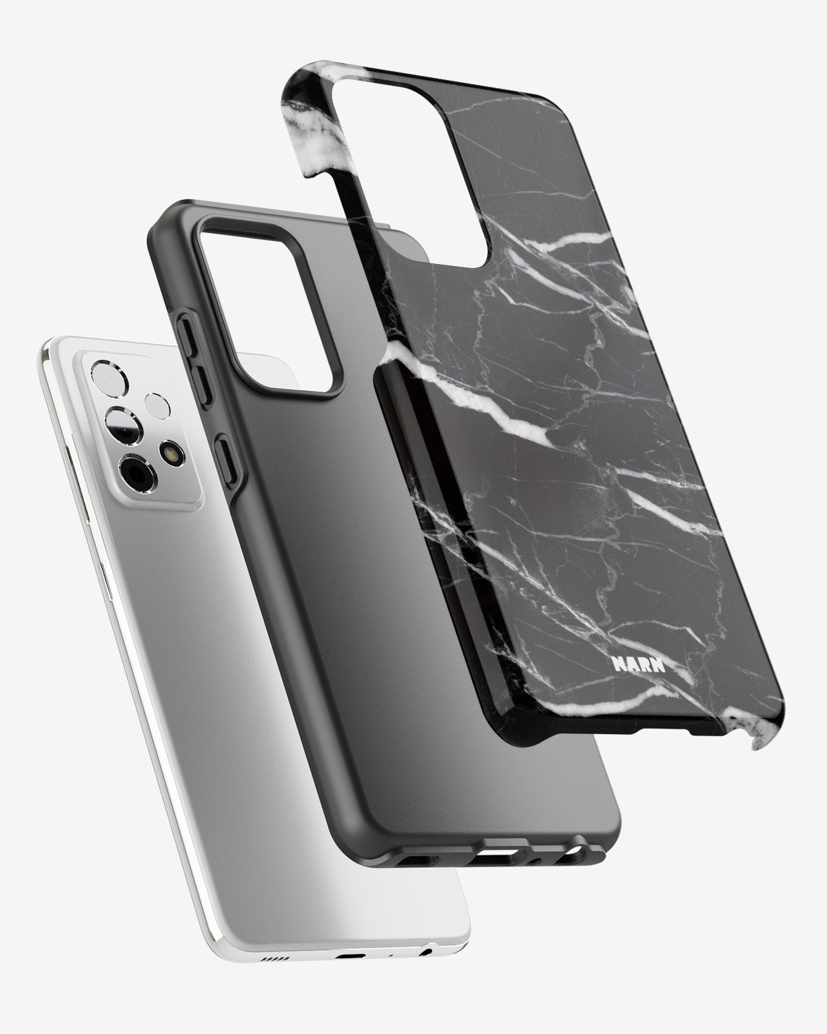 Samsung Galaxy A33 5G Tough Case – Black Marble - View 2