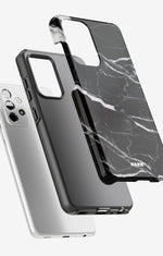 Samsung Galaxy A33 5G Tough Case – Black Marble - View 2