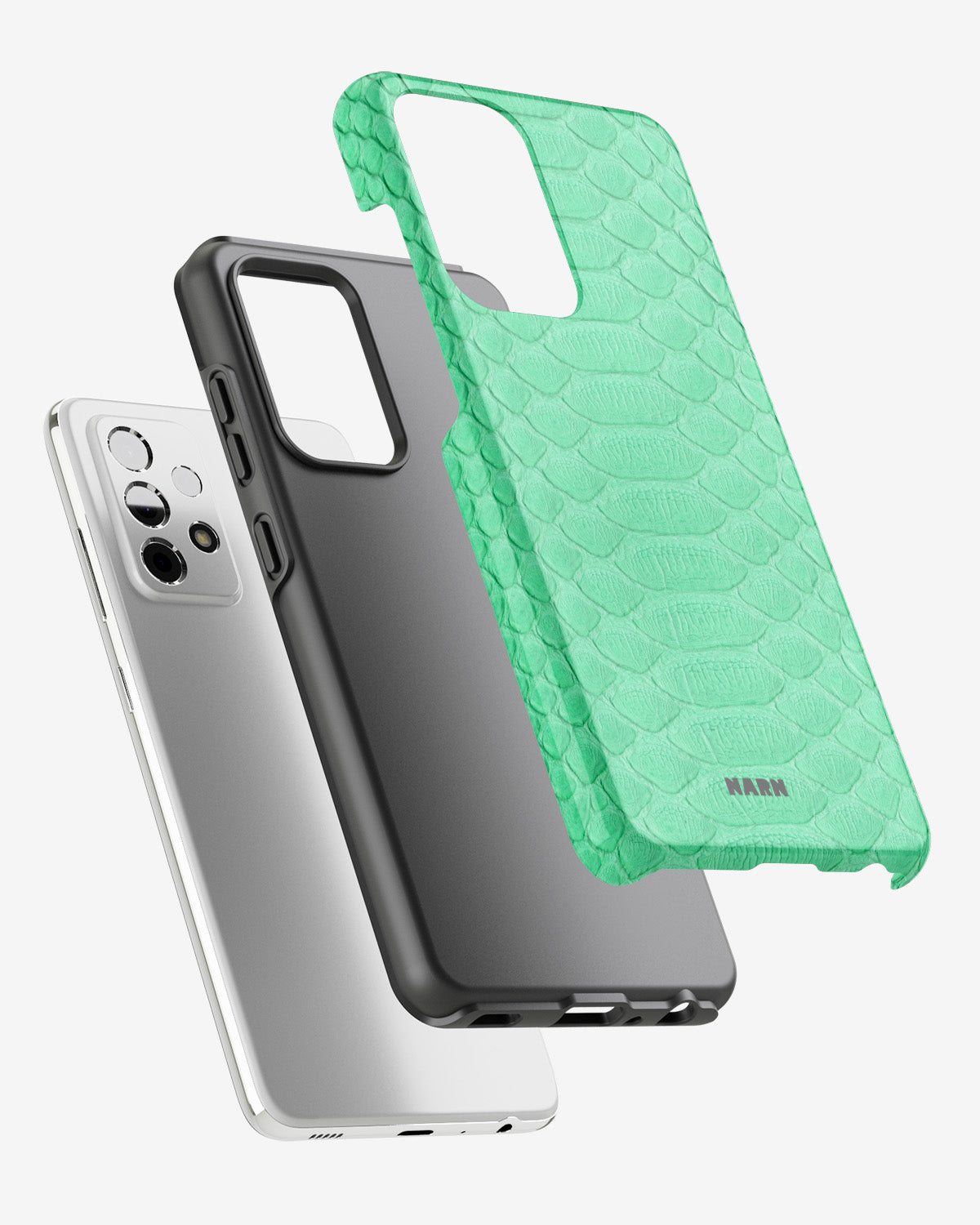 Samsung Galaxy A33 5G Tough Case – Turquoise Snake - View 2