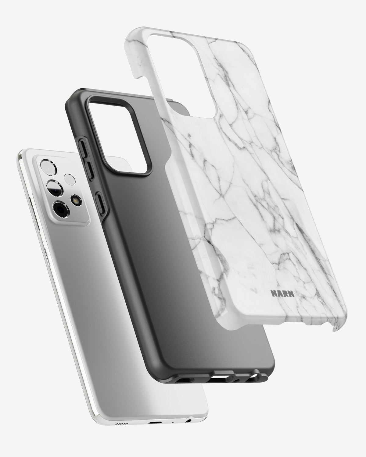 Samsung Galaxy A33 5G Tough Case – Milky Marble - View 2