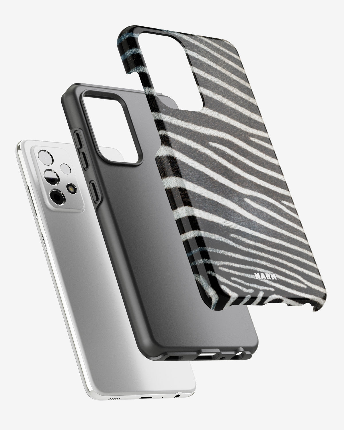 Samsung Galaxy A33 5G Tough Case – Zebra Stripe - View 2