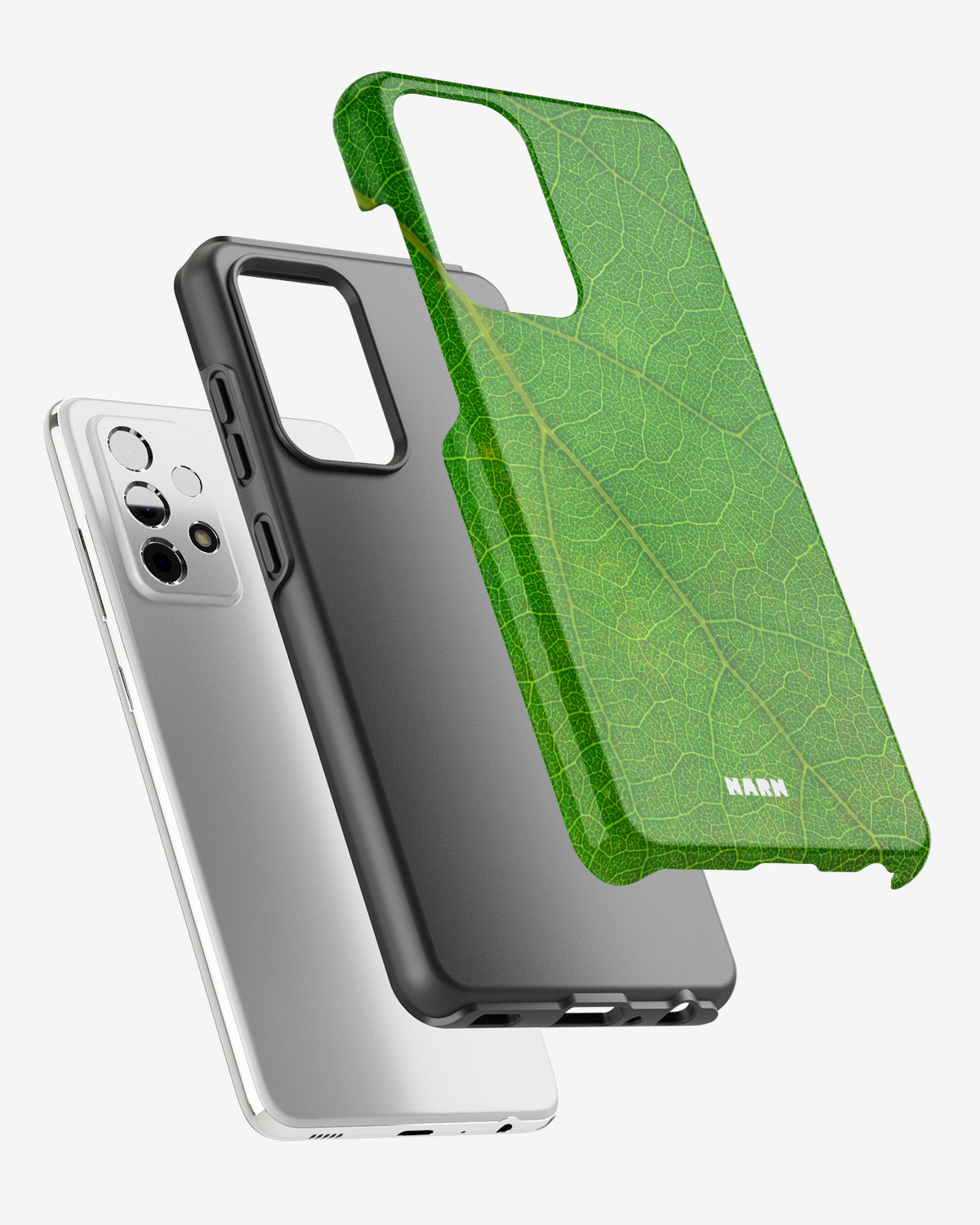 Samsung Galaxy A33 5G Tough Case – Green Leafy - View 2