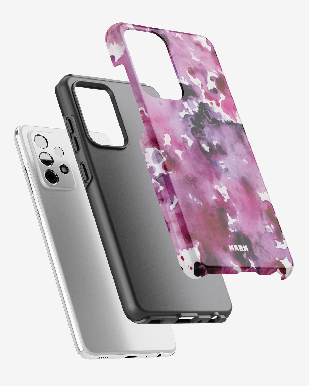 Samsung Galaxy A33 5G Tough Case – Floral Splash - View 2