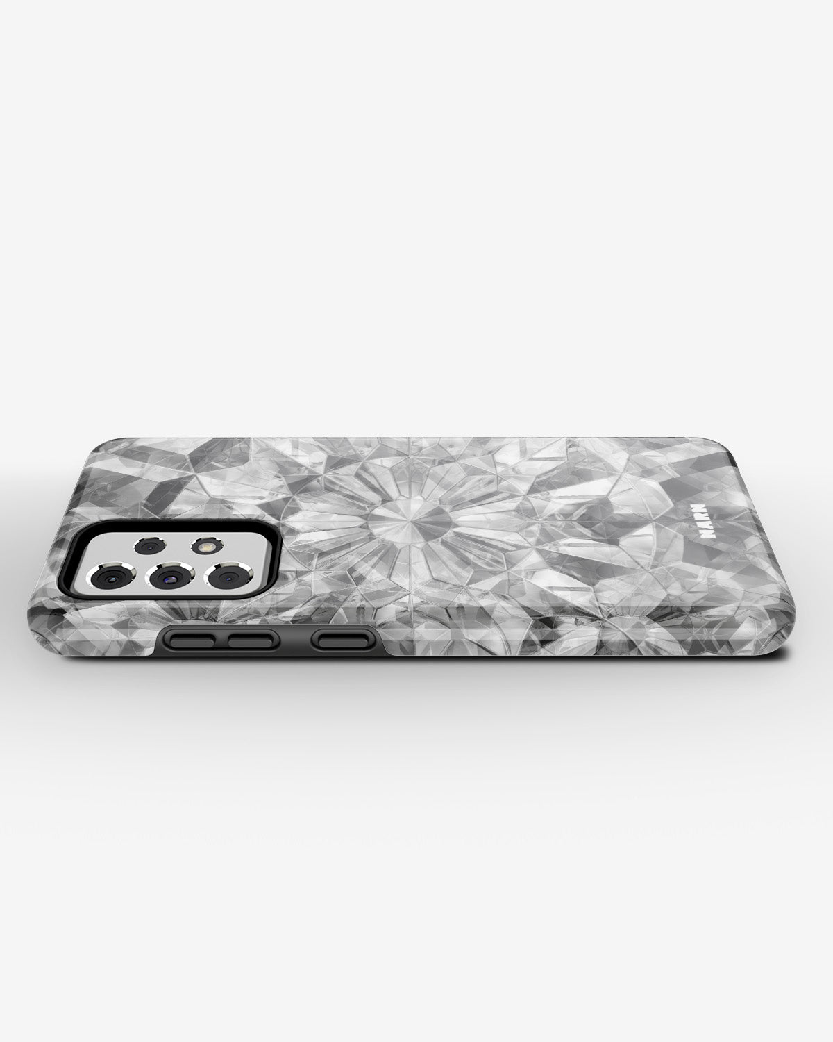 Samsung Galaxy A33 5G Tough Case – Grey Crystals - View 3