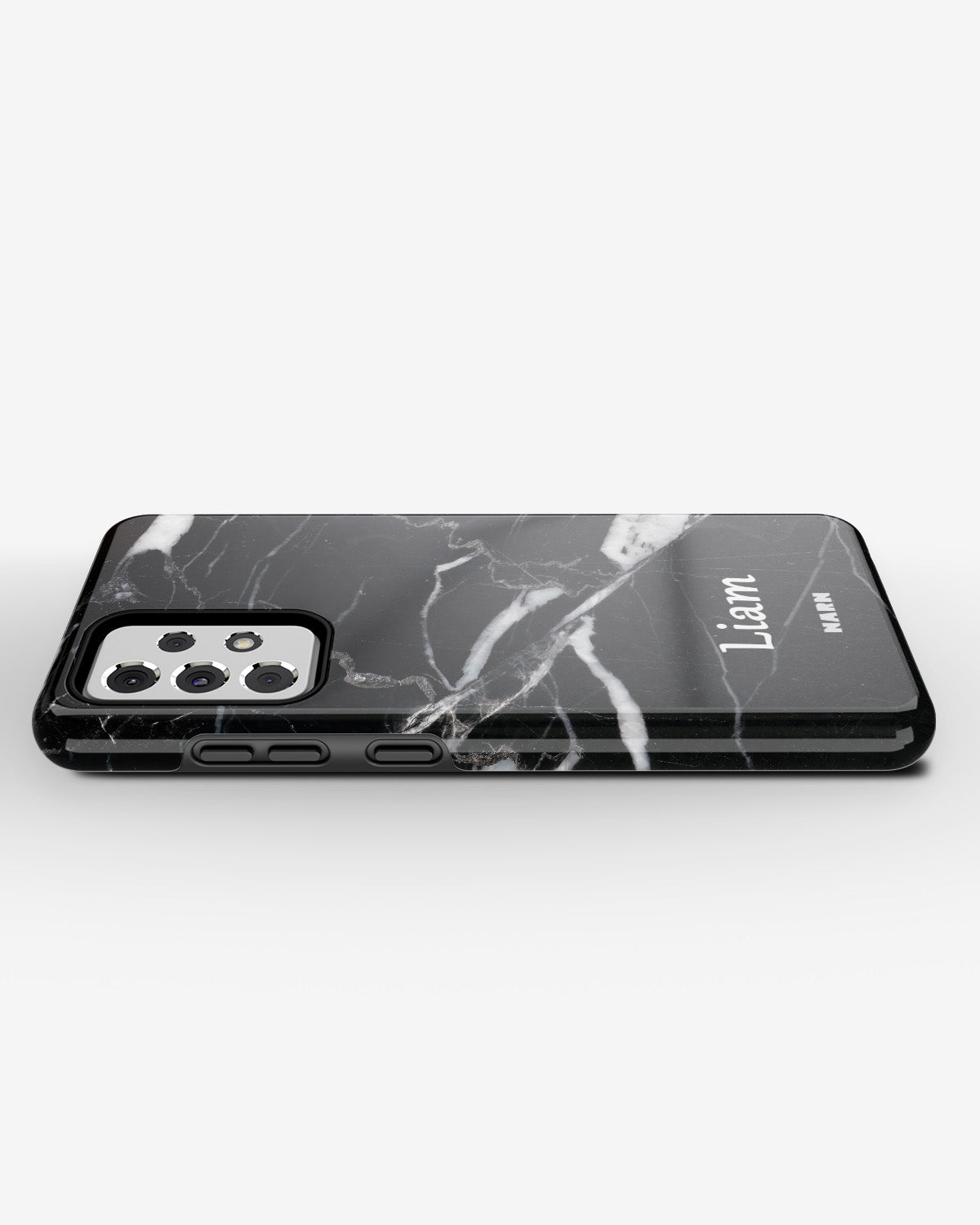 Samsung Galaxy A33 5G Tough Case – Custom - Black Marble - View 3
