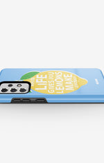 Samsung Galaxy A33 5G Tough Case – Lemon Quote - View 3