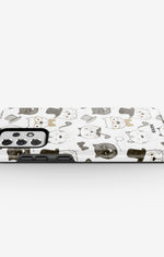 Samsung Galaxy A33 5G Tough Case – Cartoon Cats - View 3