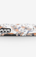 Samsung Galaxy A33 5G Tough Case – Apricot Sneakers - View 3