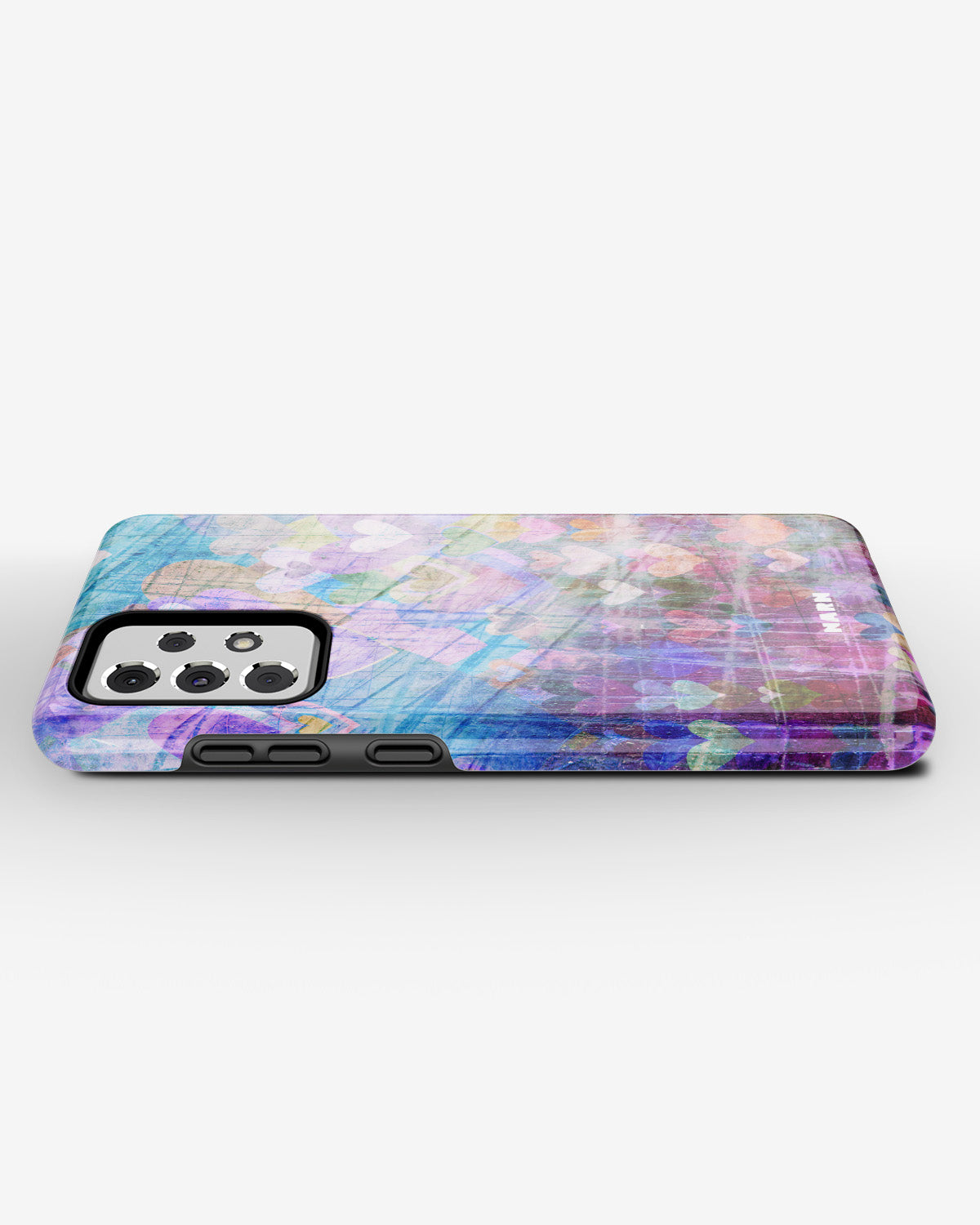 Samsung Galaxy A33 5G Tough Case – Purple Hearts - View 3