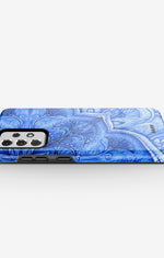 Samsung Galaxy A33 5G Tough Case – Blue Vintage - View 3
