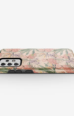 Samsung Galaxy A33 5G Tough Case – Flamingos & Flowers - View 3