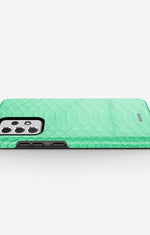 Samsung Galaxy A33 5G Tough Case – Turquoise Snake - View 3