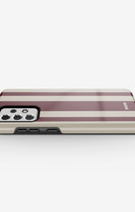 Samsung Galaxy A33 5G Tough Case – Bordeaux Stripe - View 3