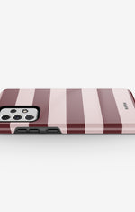 Samsung Galaxy A33 5G Tough Case – Cranberry Stripe - View 3