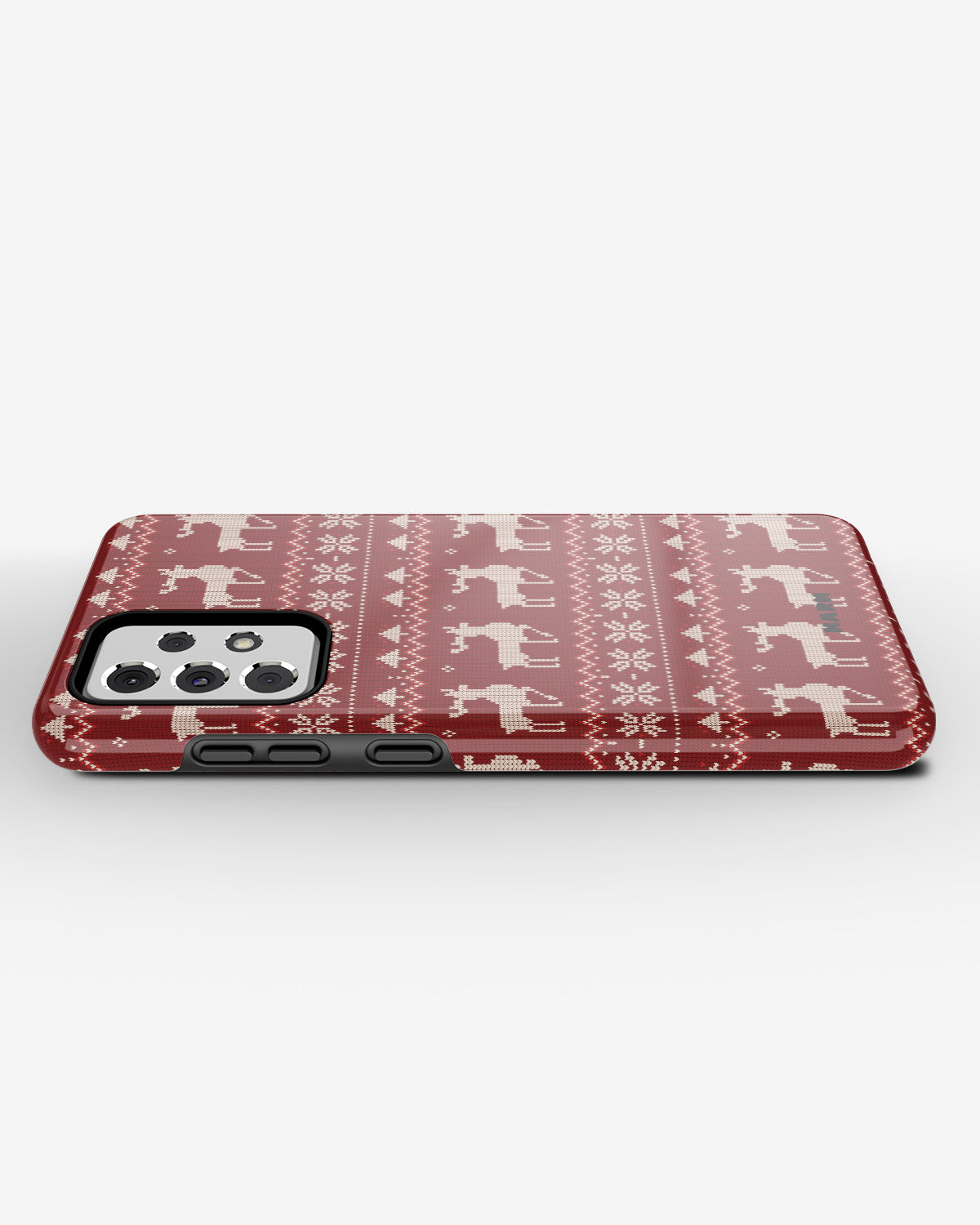 Samsung Galaxy A33 5G Tough Case – Reindeer Knit - View 3
