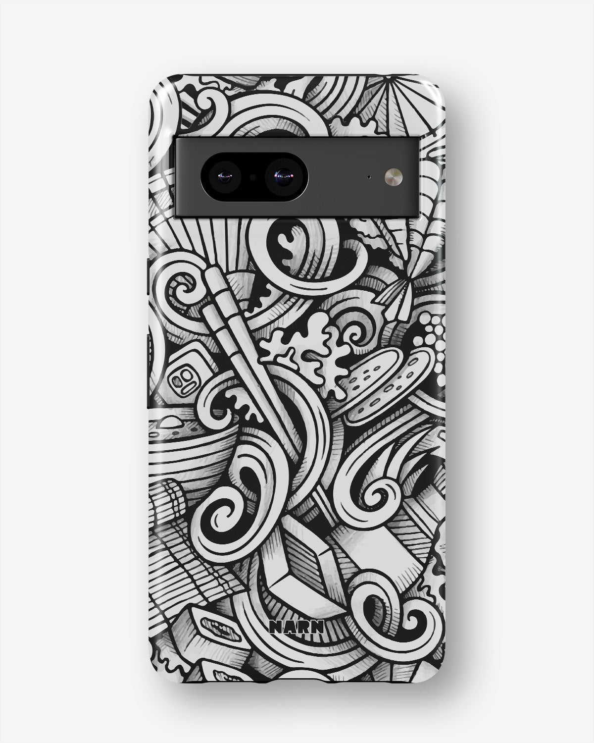 Google Pixel 6a Tough Case – Japanese Pattern - View 1
