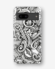 Google Pixel 6a Tough Case – Japanese Pattern - View 1
