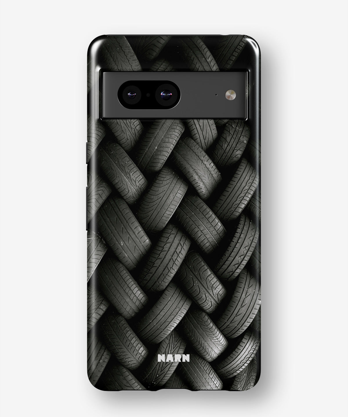 Google Pixel 6a Tough Case – Tires Wall - View 1