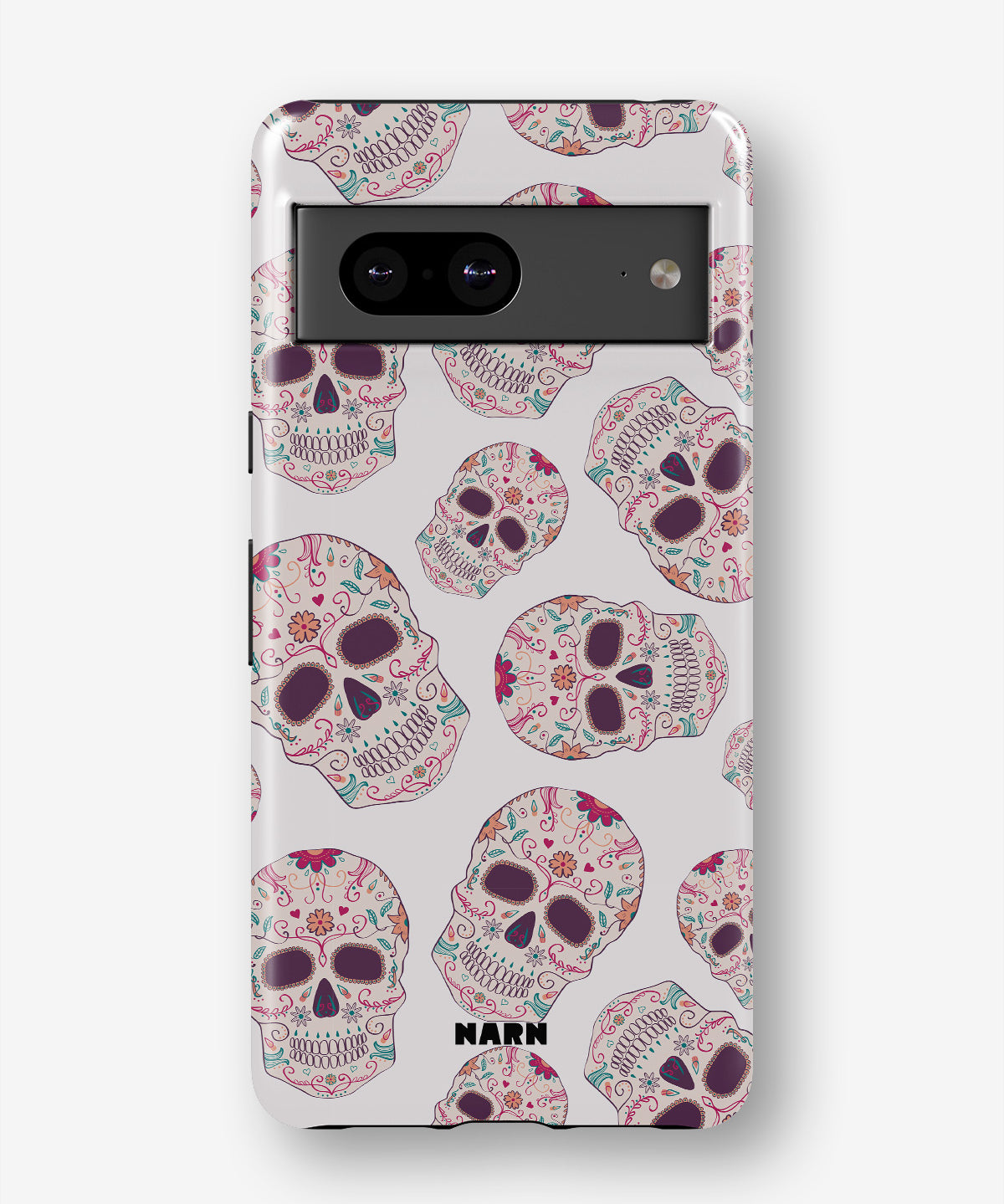 Google Pixel 6a Tough Case – Calavera Skulls - View 1